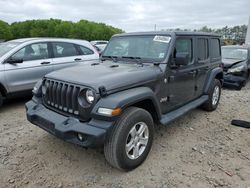 Salvage cars for sale from Copart Windsor, NJ: 2019 Jeep Wrangler Unlimited Sport