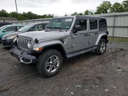 Salvage cars for sale at York Haven, PA auction: 2019 Jeep Wrangler Unlimited Sahara