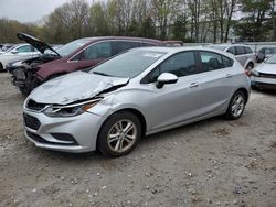 Salvage cars for sale at North Billerica, MA auction: 2017 Chevrolet Cruze LT
