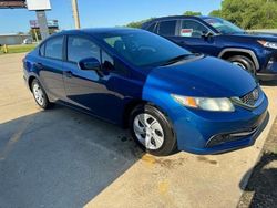 Salvage cars for sale from Copart Memphis, TN: 2015 Honda Civic LX