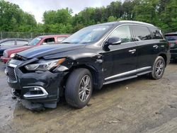 Salvage cars for sale at Waldorf, MD auction: 2017 Infiniti QX60