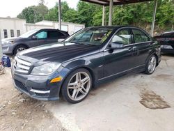 Salvage cars for sale from Copart Hueytown, AL: 2012 Mercedes-Benz C 250