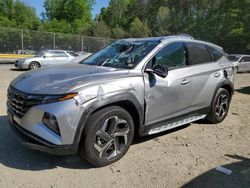 Salvage cars for sale at Waldorf, MD auction: 2022 Hyundai Tucson Limited