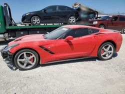Salvage cars for sale from Copart Haslet, TX: 2014 Chevrolet Corvette Stingray 3LT