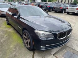 BMW salvage cars for sale: 2012 BMW 750 LXI