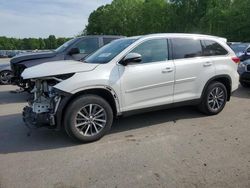 Toyota Highlander salvage cars for sale: 2019 Toyota Highlander SE