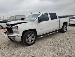 Salvage cars for sale at New Braunfels, TX auction: 2015 Chevrolet Silverado C1500 LT