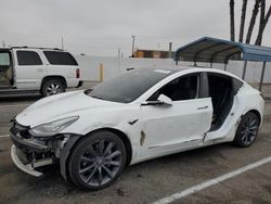 Salvage cars for sale from Copart Van Nuys, CA: 2018 Tesla Model 3