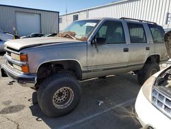 Salvage cars for sale at Vallejo, CA auction: 1998 Chevrolet Tahoe K1500