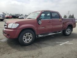 Salvage cars for sale from Copart Rancho Cucamonga, CA: 2004 Toyota Tundra Double Cab SR5