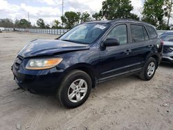 Salvage cars for sale from Copart Riverview, FL: 2009 Hyundai Santa FE GLS