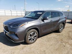 Salvage cars for sale at Greenwood, NE auction: 2021 Toyota Highlander XLE