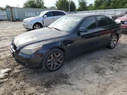 Vehiculos salvage en venta de Copart Midway, FL: 2006 BMW 530 XI