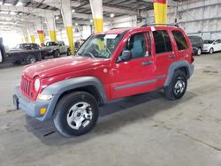 SUV salvage a la venta en subasta: 2005 Jeep Liberty Sport