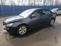 Salvage cars for sale from Copart Atlantic Canada Auction, NB: 2014 Chevrolet Cruze LS