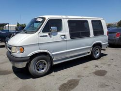 Salvage trucks for sale at San Martin, CA auction: 1997 Dodge RAM Van B2500