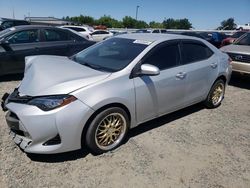 Salvage cars for sale at Sacramento, CA auction: 2017 Toyota Corolla L