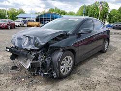 Salvage cars for sale at East Granby, CT auction: 2018 Hyundai Elantra SE