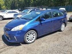 Salvage cars for sale at Graham, WA auction: 2014 Toyota Prius V