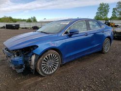 Salvage cars for sale at Columbia Station, OH auction: 2017 Ford Fusion SE