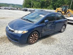 Salvage cars for sale from Copart Concord, NC: 2009 Honda Civic EX