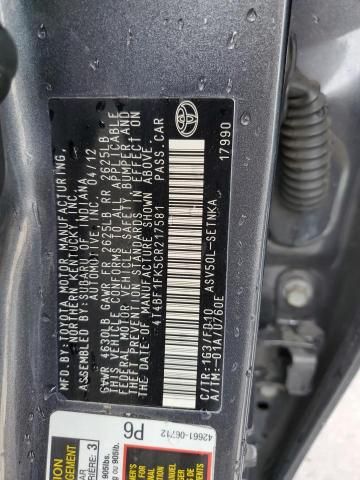 2012 Toyota Camry Base