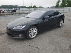 Salvage cars for sale at Dunn, NC auction: 2016 Tesla Model S