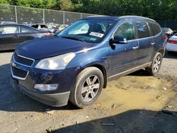 Salvage cars for sale from Copart Waldorf, MD: 2012 Chevrolet Traverse LT