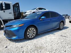 Salvage cars for sale at Temple, TX auction: 2020 Toyota Camry LE