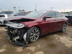 Salvage cars for sale at auction: 2015 Chrysler 200 C