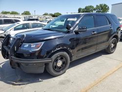 Vehiculos salvage en venta de Copart Sacramento, CA: 2018 Ford Explorer Police Interceptor