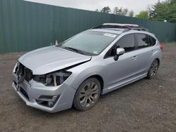 Salvage cars for sale at Finksburg, MD auction: 2015 Subaru Impreza Sport