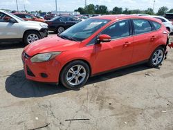 Salvage cars for sale at Woodhaven, MI auction: 2014 Ford Focus SE