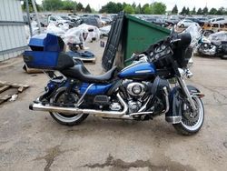 Salvage motorcycles for sale at Elgin, IL auction: 2010 Harley-Davidson Flhtk