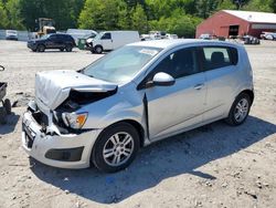 Salvage cars for sale from Copart Mendon, MA: 2015 Chevrolet Sonic LT