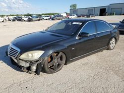 Salvage cars for sale at Kansas City, KS auction: 2010 Mercedes-Benz S 400
