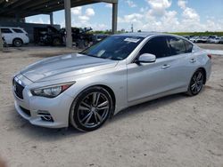 Carros salvage a la venta en subasta: 2015 Infiniti Q50 Base