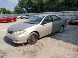 Salvage cars for sale from Copart Midway, FL: 2005 Toyota Camry LE