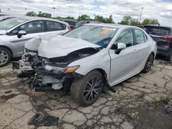 Salvage cars for sale at Woodhaven, MI auction: 2022 Toyota Camry Night Shade