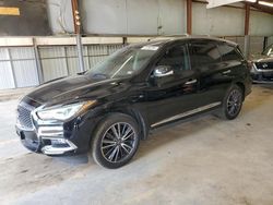 Salvage cars for sale at Mocksville, NC auction: 2017 Infiniti QX60
