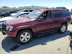 Jeep salvage cars for sale: 2001 Jeep Grand Cherokee Limited