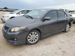 Salvage cars for sale at San Antonio, TX auction: 2010 Toyota Corolla Base