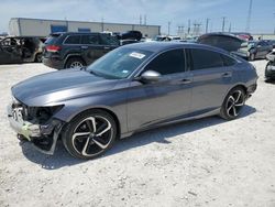 Salvage cars for sale at Haslet, TX auction: 2018 Honda Accord Sport