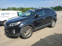 Salvage cars for sale from Copart Columbus, OH: 2015 KIA Sorento LX