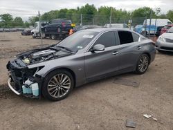 Vehiculos salvage en venta de Copart Chalfont, PA: 2018 Infiniti Q50 Luxe