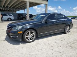 Salvage cars for sale from Copart West Palm Beach, FL: 2014 Mercedes-Benz C 250