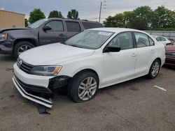 Salvage cars for sale at Moraine, OH auction: 2015 Volkswagen Jetta Base