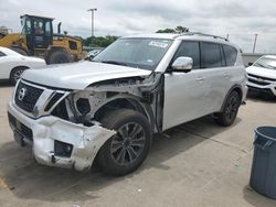 Salvage cars for sale from Copart Wilmer, TX: 2019 Nissan Armada SV