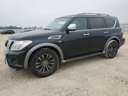 Flood-damaged cars for sale at auction: 2017 Nissan Armada Platinum