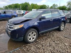 Salvage cars for sale at Chalfont, PA auction: 2011 Ford Edge SEL
